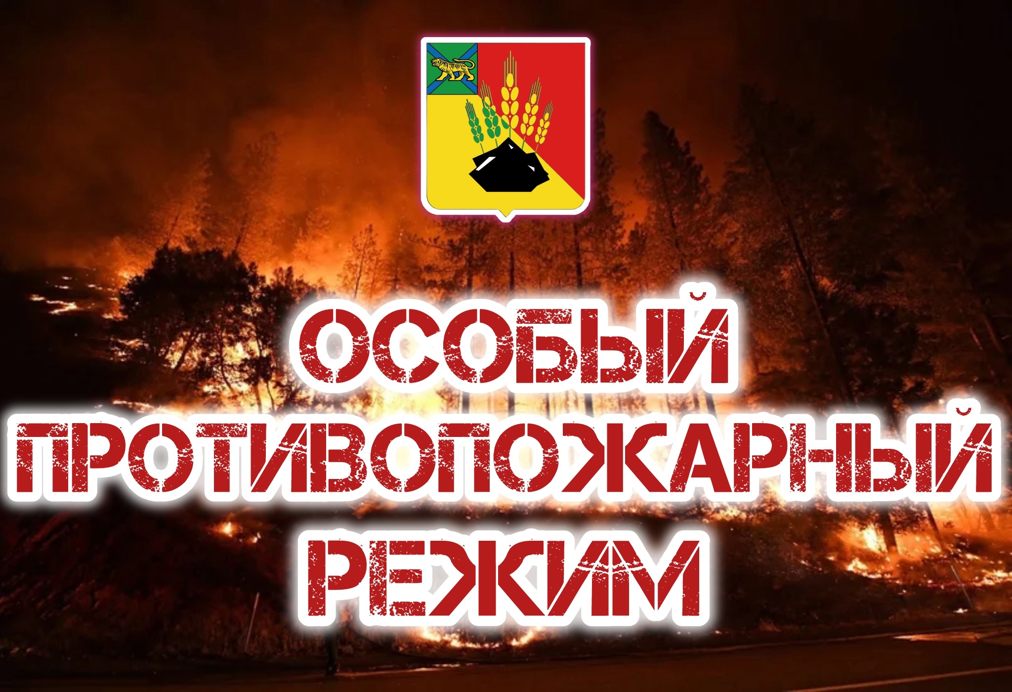 ВНИМАНИЕ! ОСОБЫЙ ПРОТИВОПОЖАРНЫЙ РЕЖИМ ВВЕДЕН НА ТЕРРИТОРИИ МИХАЙЛОВСКОГО ОКРУГА!⁣⁣⠀.