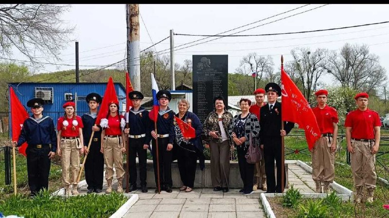 Митинг в Николаевке: память о героях Великой Отечественной войны.