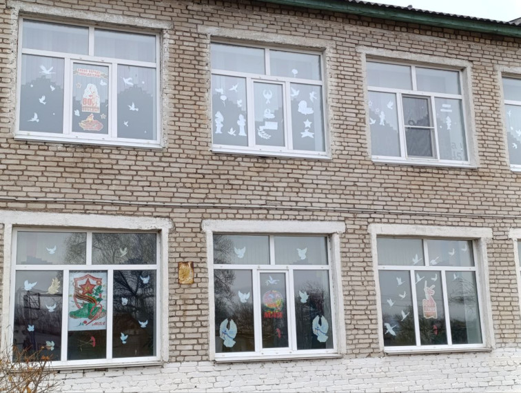 Акция «Окна Победы» в с.Кремово. Акция «Окна Победы» в с.Кремово.